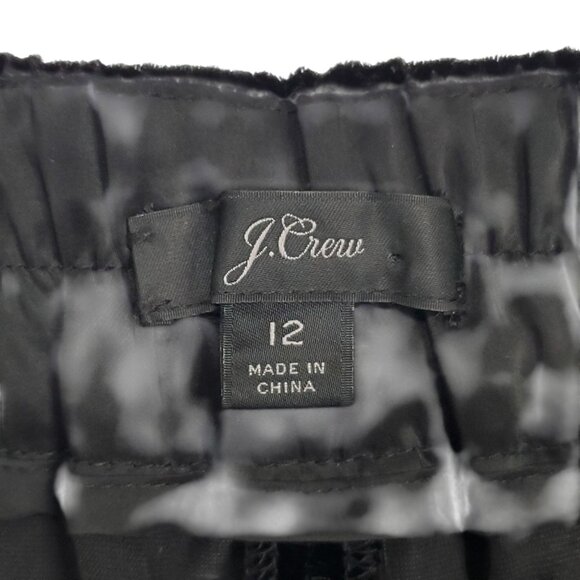 J Crew Womens Size 12 Pants Stretch Velvet Luxe Soft Pull On Comfortable Chic - Picture 4 of 11